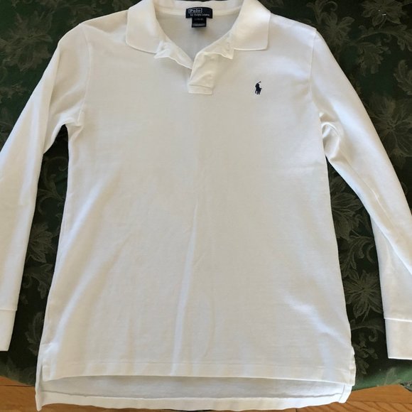 BOYS WHITE POLO RAPLH LAUREN - Picture 4 of 6
